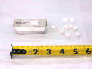 9pcs NEW SA1551681 CERAMIC POLY-V GROOVING INSERTS INDEXABLE TOOLING MACHINING - MW1555CM4