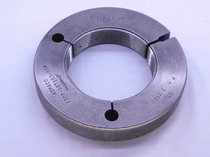 3 1/4 12 UN 2A THREAD RING GAGE 3.25 3.250 3.2500 GO ONLY P.D. = 3.1940 CHECK - DW32757CB4