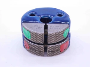 1/2 28 UNEF 2A THREAD RING GAGES .5 .50 .500 GO NO GO P.D.'S = .4757 & .4720 - DW32770LVR