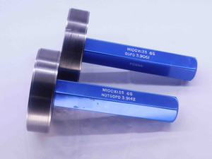 M100 X 1.25 6G METRIC THREAD PLUG GAGE 100 GO NO GO P.D.'S = 99.216 & 99.422 - DW32780CJ4