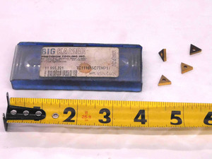 4pcs NEW BIG KAISER TC111615C7TNP11 TiN COATED CARBIDE INSERTS INDEXABLE TOOLING - MW1624CM4
