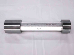 1.3350 & 1.3500 CL X PIN PLUG GAGE GO NO GO 1.3438 +.0062 1 11/32 34 1.335 1.350 - MW1737CT4