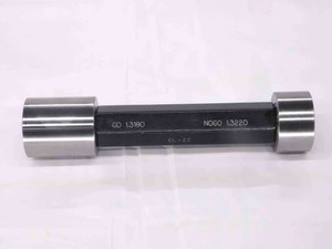 1.3180 & 1.3220 CL ZZ PIN PLUG GAGE GO NO GO 1.3125 +.0055 1 5/16 33.579 1.318  - MW1738CT4