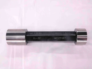 1.3180 & 1.3220 CL ZZ PIN PLUG GAGE GO NO GO 1.3125 +.0055 1 5/16 33.579 1.318 - MW1740CT4