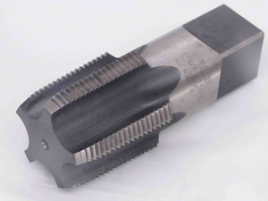 MORSE 1 1/4 11 1/2 NPTF HSS PLUG TAP 4 STRAIGHT FLUTE 1.25 MACHINIST TOOLING - MW1806AX4