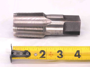 TRW 1 1/4 11 1/2 NPT HSS PLUG TAP 5 STRAIGHT FLUTE 1.25 MACHINIST TOOLING CNC - MW1824AX4