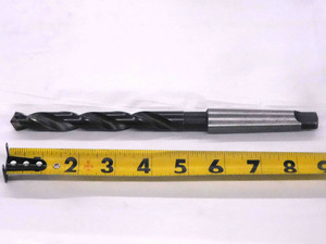 9/16 O.D. HSS TWIST DRILL BIT MORSE TAPER #2 SHANK 4" LOC 8 3/4 OAL .5625 MT2 - MW1853LVR
