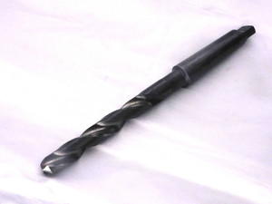 35/64 O.D. HSS TWIST DRILL BIT 8776 MORSE TAPER #2 SHANK 3.8 LOC .5468 MT2 CNC - MW1857LVR