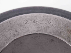 2.0480 CL Z MASTER PLAIN BORE RING GAGE 2.0469 +.0011 2 3/64 52 mm 2.048 CHECK - MW1952AB5