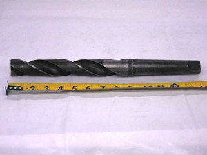 CLEVELAND 1 21/64 O.D. HSS TWIST DRILL BIT MORSE TAPER #4 SHANK 1.3281 MT4 USA - MW2087BF4