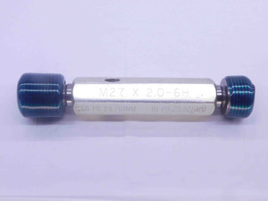 M27 X 2 6H METRIC THREAD PLUG GAGE 27 2.0 GO NO GO P.D.'S = 25.701 & 25.925 - DW32896CT4