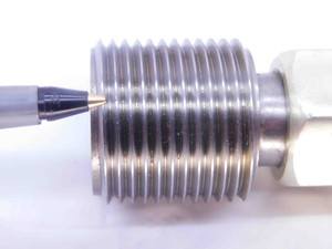 M27 X 2 6H METRIC THREAD PLUG GAGE 27 2.0 GO NO GO P.D.'S = 25.701 & 25.925 - DW32896CT4
