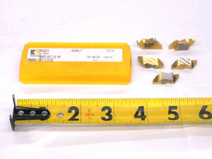 5pcs NEW KENNAMETAL NG3097R KC730 TiN COATED CARBIDE GROOVING INSERTS INDEXABLE - MW2122CT4
