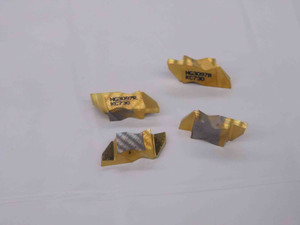 4pcs NEW KENNAMETAL NG3097R KC730 TiN COATED CARBIDE GROOVING INSERTS INDEXABLE - MW2123CT4