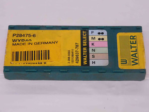 10pcs NEW WALTER P28475-6 WXP40 CARBIDE DRILLING INSERTS INDEXABLE TOOLING CNC - MW2153CT4