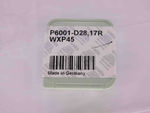 1pc NEW WALTER P6001-D28, 17R WXP45 TiN CARBIDE REPLACEABLE DRILL TIP INSERT - MW2156CT4