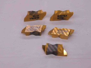 5pcs NEW KENNAMETAL NG3078LK KC730 TiN COATED CARBIDE GROOVING INSERTS TOP NOTCH - MW2157CT4