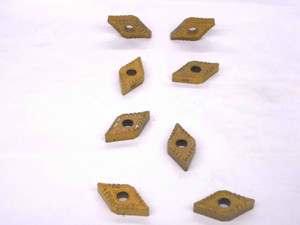 8pcs NEW SANDVIK COROMANT DNMG 15 04 08-PF 4015 TiN CARBIDE INSERTS DNMG 432-PF - MW2167CT4