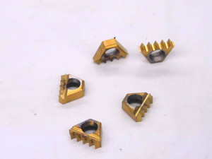 5pcs NEW VARGUS 2I13UNTM VSX TiN CARBIDE THREADING INSERTS 1/2 - 13 UNC THREAD - MW2188CT4
