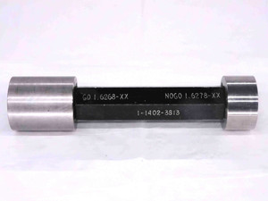 1.6268 & 1.6278 CL XX PIN PLUG GAGE GO NO GO 1.6250 +.0018 1 5/8 41.321 CHECK - MW2198BY4