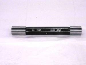 .7637 & .7717 CL X PIN PLUG GAGE GO NO GO .7656 -.0019 49/64 19.398 INSPECTION - MW2203BY4