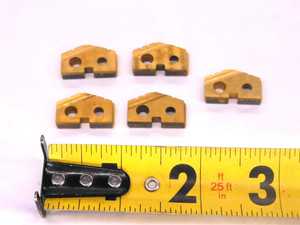 5pcs NEW AMEC SERIES #1 111T-R1-1 TiN CARBIDE SPADE DRILL INSERTS .799 O.D. - MW2302CT4