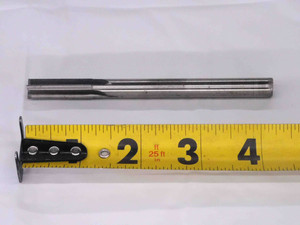 0.3698 O.D. HSS CHUCKING REAMER 4 FLUTE .3698 3/8 .3750 -.0052 UNDERSIZE CNC - MW2338BD4