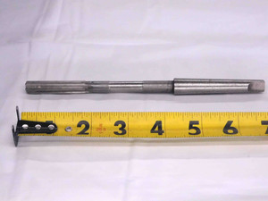 0.3733 OD HSS REAMER MT1 SHANK 6 FL .3733 3/8 .3750 -.0017 UNDERSIZE MILLING - MW2384BD4