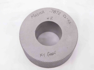 .7872 CLASS XX MASTER PLAIN BORE RING GAGE .7813 +.0059 OVERSIZE 25/32 20 mm - MW2463CT4