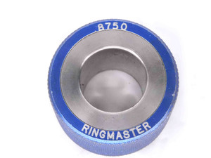 RINGMASTER .8750 MASTER PLAIN BORE RING GAGE ONSIZE 7/8 22.225 mm .875 CHECK - MW2468AC5