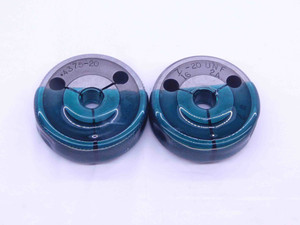 7/16 20 UNF 2A BEFORE PLATE THREAD RING GAGES .4375 GO NO GO PDS= .4025 & .3991 - DW33066CT4