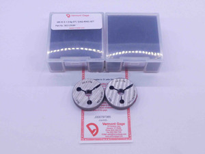 NEW M8 X 1 6g VERMONT THREAD RING GAGES 8 1.0 GO NO GO P.D.'S = 7.324 & 7.212 - DW33109VTG