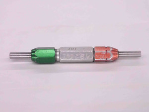 .2475 & .2485 PIN PLUG GAGE GO NO GO .2500 -.0015 UNDERSIZE 1/4 6.287 mm - MW2686LVR