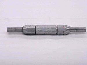 .3760 & .3780 CL Z PIN PLUG GAGE GO NO GO .3750 +.0010 3/8 9.601 mm .376 .378 - MW2716LVR