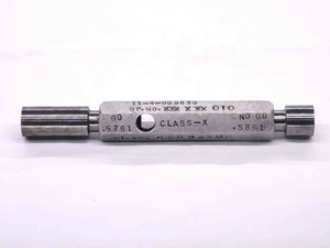 .5761 & .5861 CL X PIN PLUG GAGE GO NO GO .5781 -.0020 UNDERSIZE 37/64 15 mm - MW2723LVR