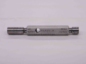 .52925 & .53925 CL X PIN PLUG GAGE GO NO GO .5313 -.0021 17/32 13.697 mm - MW2728LVR