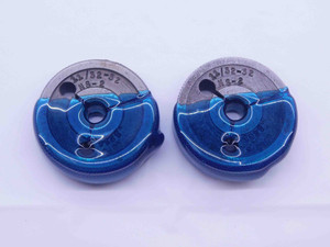 11/32 32 NS 2 THREAD RING GAGES .3437 GO NO GO P.D.'S = .3234 & .3201 CHECK - DW33150CT4