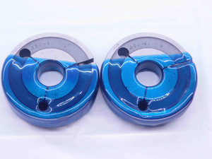 .850 40 NS THREAD RING GAGES .85 .8500 GO NO GO P.D.'S = .8338 & .8294 CHECK - DW33160CT4
