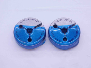 5/16 24 UNF 2A BEFORE PLATE THREAD RING GAGES .3125 GO NO GO PDS= .2833 & .2800 - DW33184CT4