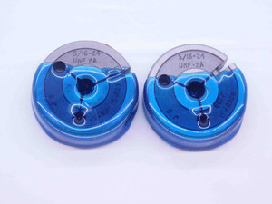 5/16 24 UNF 2A BEFORE PLATE THREAD RING GAGES .3125 GO NO GO PDS= .2833 & .2788 - DW33185CT4