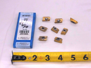 8pcs NEW INGERSOLL AOMT170508R IN2510 TiN COATED CARBIDE INSERTS MILLING - MW2517CE4