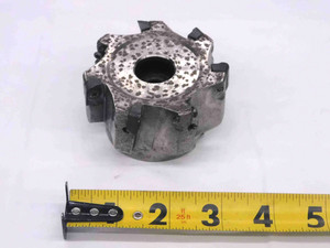 ISCAR 3" O.D. FACE MILL 1" PILOT 3/8 KEY HOLDS 7 INSERTS 3.0 INDEXABLE MILLING - MW2530CE4