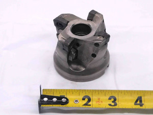 MITSUBISHI 2 1/2 O.D. COOLANT FACE MILL AJXU14R2504C 1" PILOT HOLDS 4 INSERTS - MW2532CE4