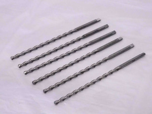 6PCS CHICAGO LATROBE 3/16 O.D. HSS TWIST DRILL BIT 4.64mm SHANK 102mm LOC .1875 - MW2761CT4