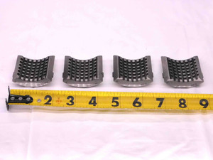 4pc SET HARDINGE S-26 ROUND SERRATED HARDINGE COLLET PADS 2" I.D. USA MADE - MW2961BL4