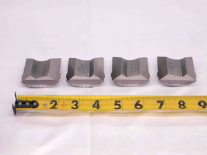 4pc SET HARDINGE S26 COLLET PADS HEX SMOOTH 1 3/8 I.D. 1.375 USA MADE MACHINIST - MW2966BL4