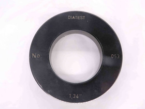 1.3400 MASTER PLAIN BORE RING GAGE 1.3438 -.0038 UNDERSIZE 1 11/32 34 mm 1.340 - MW3029BY4 1.3400 MASTER PLAIN BORE RING GAGE 1.3438 -.0038 UNDERSIZE 1 11/32 34 mm 1.340 - MW3029BY4