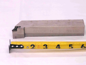 ISCAR SDJCR 16-3 LATHE TURNING TOOL HOLDER 1" SQUARE SHANK DC..3 INSERTS 6" OAL - MW3117CE4