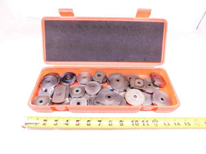 LARGE LOT OF STEEL PLUG GAGES GO AND NO GO SIZES RANGE FROM 1.6895 TO 2.549 - BR9075CE4