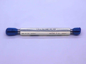 5/16 24 UNF 2B SPECIAL THREAD PLUG GAGE .3125 GO NO GO P.D.'S = .2864 & .2908 - DW33601CT4
